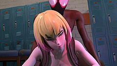 Fortnite Animation with Gwenpool and Miles Morales Action