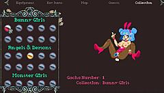 narrative-neutral: flip witch pixel hentai game episode 10 features a femdom ghost riding scene in cute 3d outfit