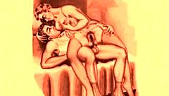 Vintage Erotic Drawings THAT SCREAM Retro Passion!