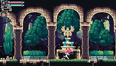 narrative-neutral: flip witch pixel hentai game episode 10 features a femdom ghost riding scene in cute 3d outfit