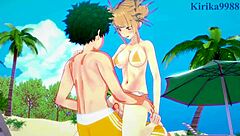 Intense Sex With Himiko Toga Mitsuki Bakugo Izuku Midoriya