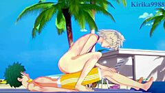 Intense Sex With Himiko Toga Mitsuki Bakugo Izuku Midoriya