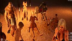 Whoa, this wildlife orgy in 3D anime hentai is totally wild! 🐾🔥