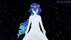 我不敢相信 Faruzan, Layla, Aether 在狂野原神本子性愛場景。好激烈帶原始內射動作！