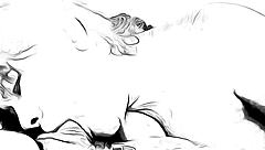 Nymphomaniac gives intense blowjob in Take On Me cartoon