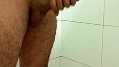 i'm jerkin my big cock solo