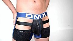 Hombre in Boxer, Gay Stud Teasing, Ready for Action?