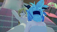 feeling so torn watching ganyu break in genshin impact hentai.