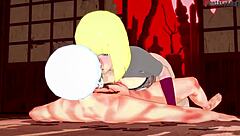 Yo, Samui getting it on with Naruto in full POV is unreal on Sheer FantasyKing3!