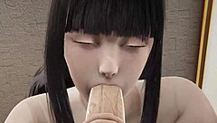 Hinata가 야생 3D 헨타이 무검열 Naruto 장면에서 뭐든지 준비됐어! 😍