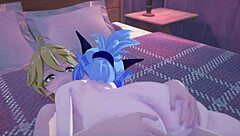 feeling so torn watching ganyu break in genshin impact hentai.