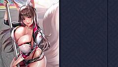 Ep1 Racer Girl Mikami Teases with Curvy Huge Tits in 3D