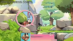 Horny Young Female Orc Sits on Lucky Boy’s Face!