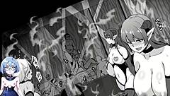 This succubus summoning hentai has great action scenes