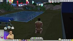 el sim hetero finalmente sucumbe a la tentacion gay en el cartoon