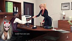 Blonde Milf Jessica O'Neil Dives into Hard News Ep 4