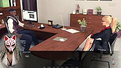 Blonde Milf Jessica O'Neil Dives into Hard News Ep 4