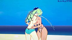 Wow, saint-germain and cagliostro dive into wild lesbian and futanari hentai action!