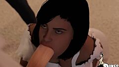 Hey, watch this 2D & 3D milf take BBC everywhere