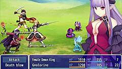 Why is the female demon king working as a prostitute for revenge?