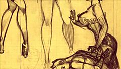 vintage erotic drawings bring retro charm in classic cartoon style.