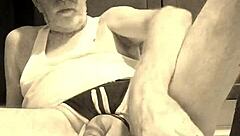 Thomas Odea, gay pornstar, shows off massive monster cock