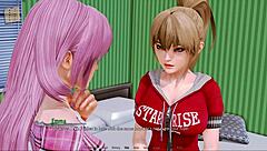 in the harem hotel, things get interesting with the girls.