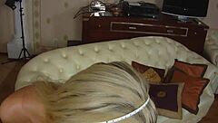 Chiara admiring that throbbing dick in pov