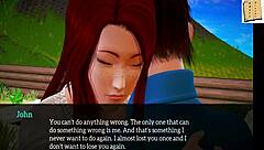 My new family teen has huge tits!