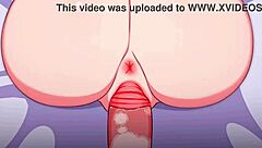 Minamoto no Raikou Leverer et Vildt Erotisk Animeret Stød