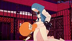 may and bridget have intense anal sex in guilty gear strive hentai