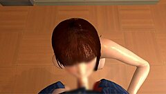 사촌 누나, 학교 끝나고 교실에서 블로잡 줌