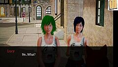 My new family teen has huge tits!