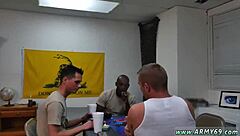 Hot Troops' First Gay Blowjob