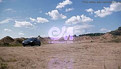 Naked men wash cars before gay jerk session with huge cumshot