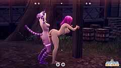 I Can't Stop Eating Emissary's Shaved Pussy in Ep5 of Breeders of the Nephelym Game