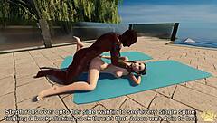 royaly blacked features my bf’s roommate with long legs