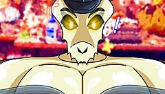 Friday Night Funkin Tabi Gets Worshipped By Boyfriend In Hentai