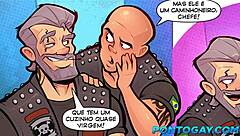 They fucked the young guy's ass and left him naked on the road!