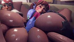 Hvem er hottere? Dva eller Kiriko i vild doggystyle-action!