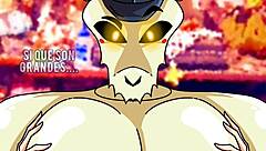 Friday Night Funkin Tabi 被男友膜拜在Hentai中