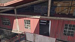 Cristina, bend over for the two mechanics in the workshop.