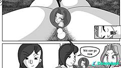 最爱保姆漫画S3第2章，CaricanimaStudio出品！哇，3D大奶太震撼了！