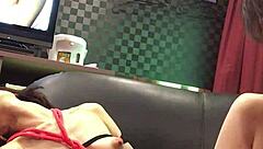 Hey! Miyuki gets tied up and humiliated on a hotel sofa in wild AV!