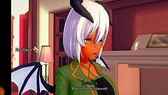 Hg Champion Of Realms Part 6: Meeting The Hellhound Girl With Big Tits In Hentai