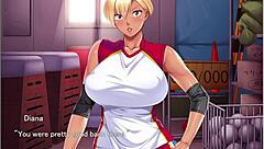 Kasshoku bitch hitozuma seiyoku kaishou ep3: foursome in the locker room game