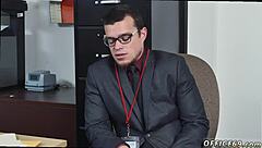 Hardcore gay action with a tough manager! Can anyone satisfy this stud?