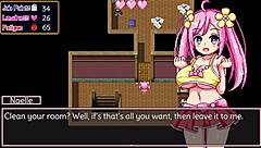 noelle, you doing your best in part 3 of this pixel art game?