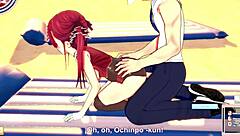 i love houshou marine's beach fuck, it's so hott