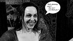 Judith Enjoys Pussy in Cartoon Anime Hentai Scene